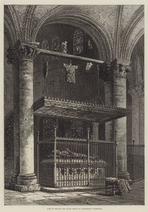 Graven til Edward den svarte prinsen i Canterbury katedral
